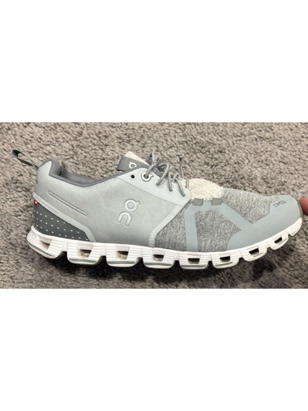 On Cloud Terry Shoes Womens Size 10 Gray CloudTec Running Sneakers Athletic